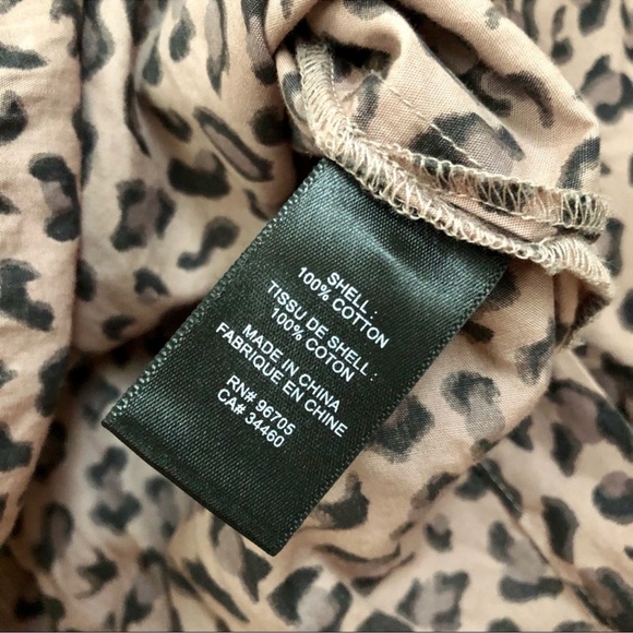 La Vie Rebecca Taylor Ocelot poplin top Size Small - Picture 14 of 17